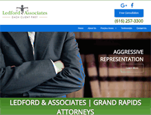 Tablet Screenshot of ledford-law.com